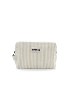 Trousse de toilette en coton bio | écru "leon velours"