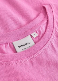 T-shirt brodé en coton bio | rose "t-shirt visby sea shells emb moonlite pink - moonlite mauve"