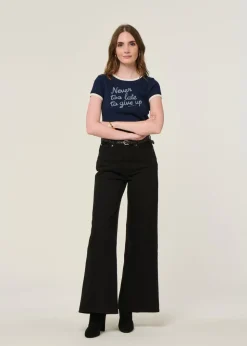 T-shirt en coton bio | bleu 