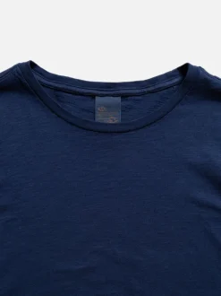 T-shirt en coton bio | bleu marine "roffe t-shirt french bue"