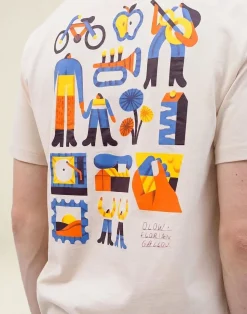 T-shirt en coton bio | écru 