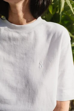 T-shirt en coton bio et recyclé | blanc 