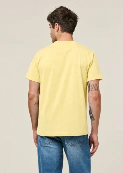 T-shirt en coton bio | jaune