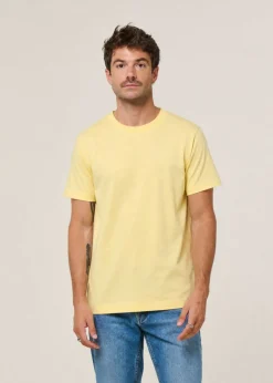 T-shirt en coton bio | jaune