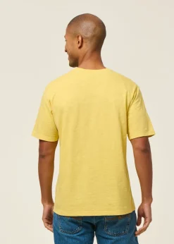 T-shirt en coton bio | jaune 