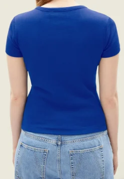 T-shirt en coton biologique | bleu "kardaa - lapis blue"