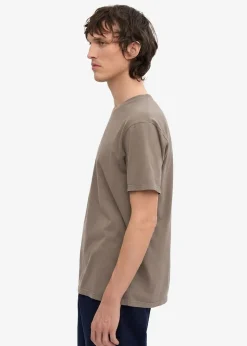 T-shirt en coton bio | marron 