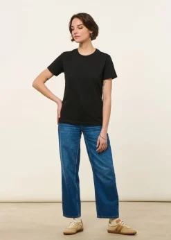 T-shirt en coton bio | noir