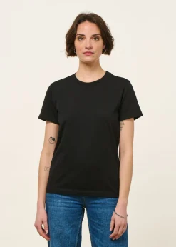 T-shirt en coton bio | noir
