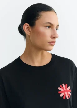 T-shirt en coton bio | noir 