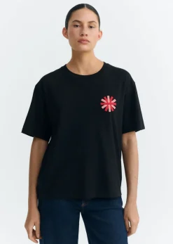T-shirt en coton bio | noir 