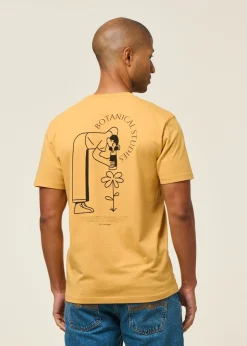 T-shirt en coton bio | ocre 