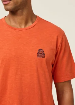T-shirt en coton bio | orange 