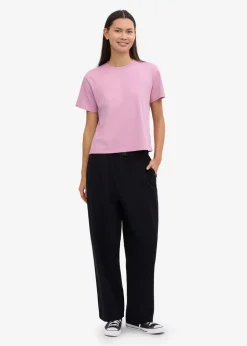 T-shirt en coton bio | rose "cherry blossom"