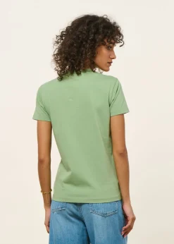 T-shirt en coton bio | vert sauge