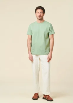 T-shirt en coton bio | vert sauge