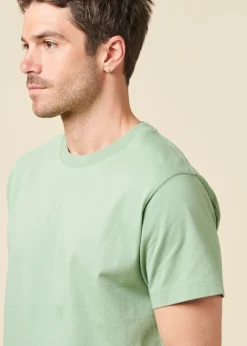 T-shirt en coton bio | vert sauge