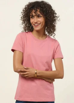 T-shirt en coton bio | vieux rose