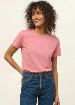 T-shirt en coton bio | vieux rose