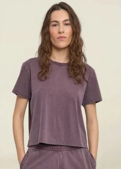 T-shirt en coton bio | violet 