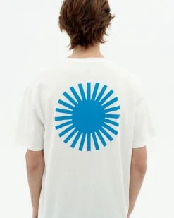 T-shirt imprimé en coton bio | blanc 