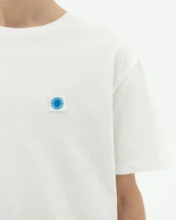 T-shirt imprimé en coton bio | blanc 