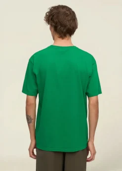 T-shirt manches courtes en coton bio | vert "kelly green"