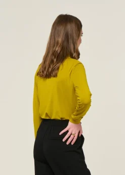 T-shirt manches longues en tencel | kaki 