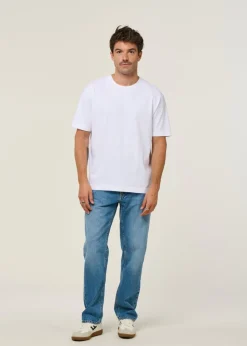 T-shirt oversize en coton bio | blanc