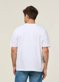 T-shirt oversize en coton bio | blanc