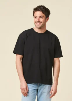 T-shirt oversize en coton bio | noir
