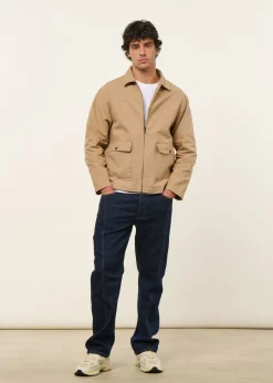 Veste canva en coton bio | beige 