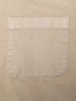 Veste de travail en coton bio | taupe "barney worker jacket - mud"