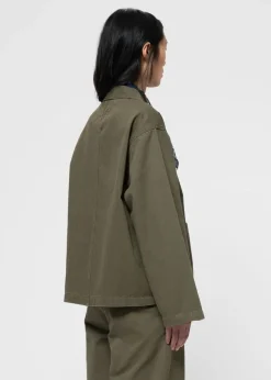 Veste en coton bio | kaki 