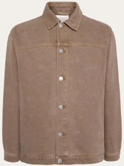 Veste en coton biologique | marron 
