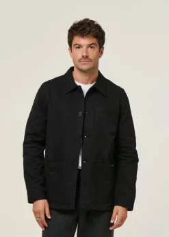 Veste en coton bio | noir 