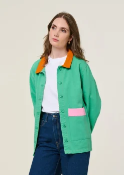 Veste en coton bio | vert 