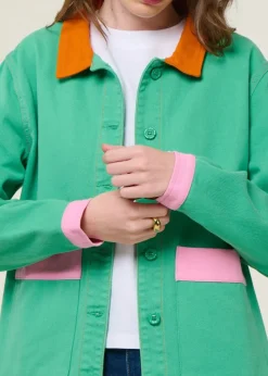 Veste en coton bio | vert 