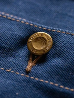 Veste en jean brut en coton bio - kelly western jacket 70's blue denim