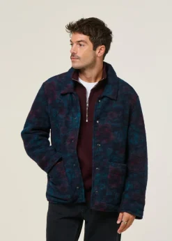 Veste en laine et coton bio | multicolore 