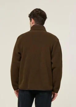 Veste polaire en matière recyclée | marron "goxo - chocolate"