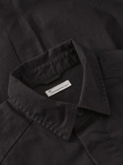 Veste ripstop en coton biologique | noir "rip-stop overshirt black jet"