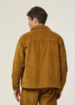 Veste velours en coton bio | camel 